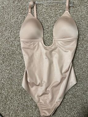 SPANX Nude Beige Shaping One-Piece Bodysuit